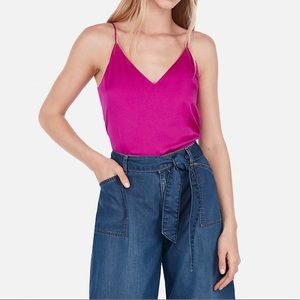 EXPRESS Downtown Cami in Neon Raspberry New XXS
